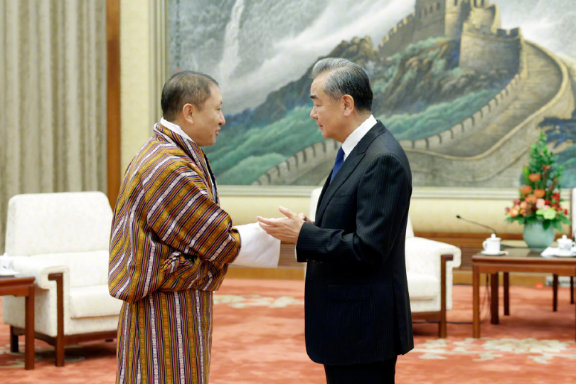 Bhutan and Chinese Foreign Miinisters Meet in Beijing.