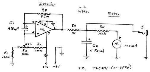 Schematic of Simple Electronic Gravimeter