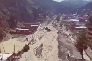 Flooding La Paz, Bolivia, March 9, 2024.