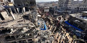 Ash Shujai’yeh neighborhood in Gaza, after the IDF attacked it on December 2, 2024.