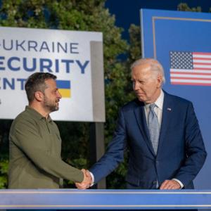 Zelensky and Biden sign 10-year security agreement on June 13, 2024.